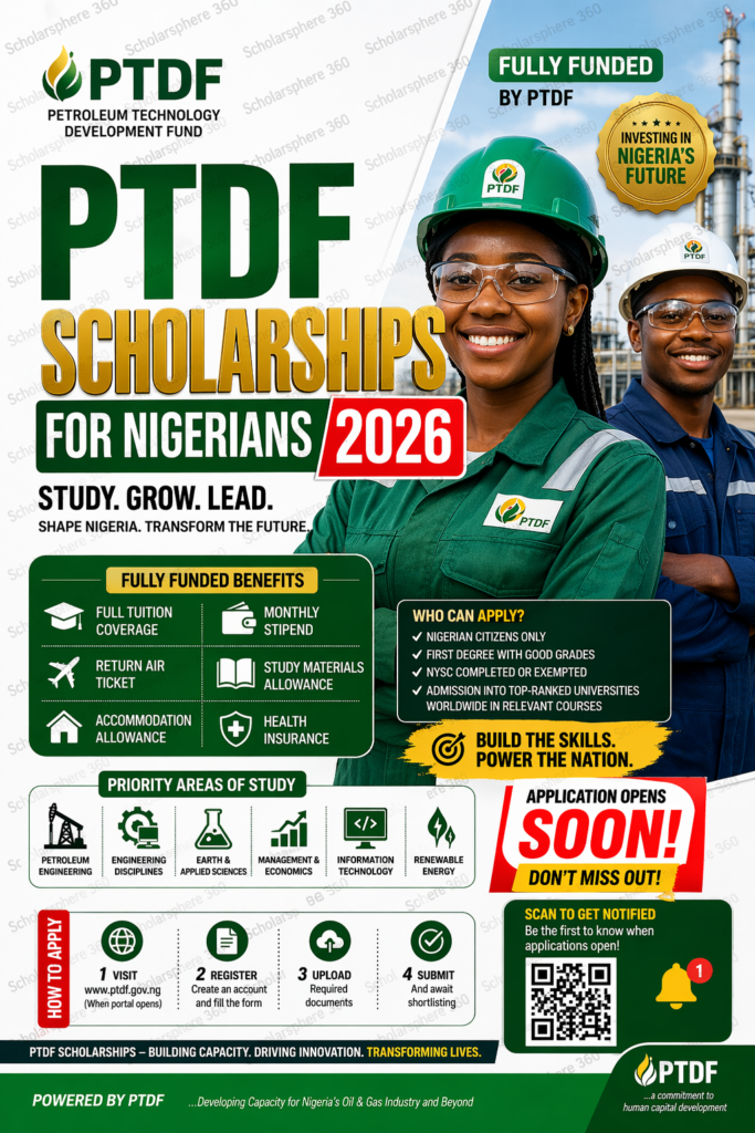 PTDF SCHOLARSHIPS